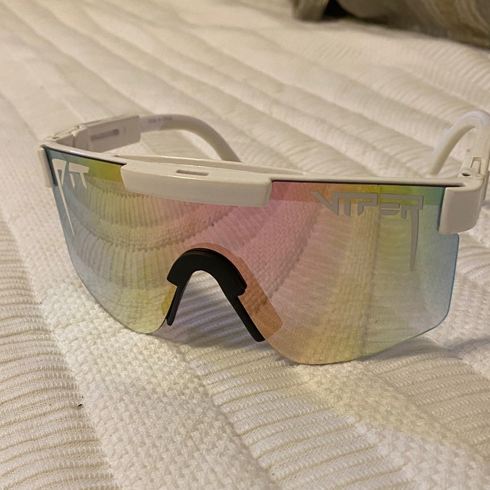 Pit Viper White and Rainbow Sunglasses